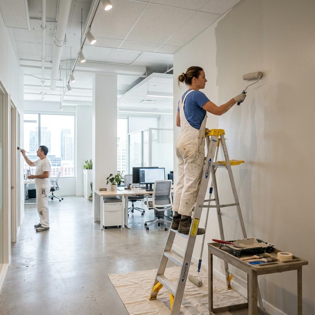 Commercial painting in Austin TX - office and retail painting service