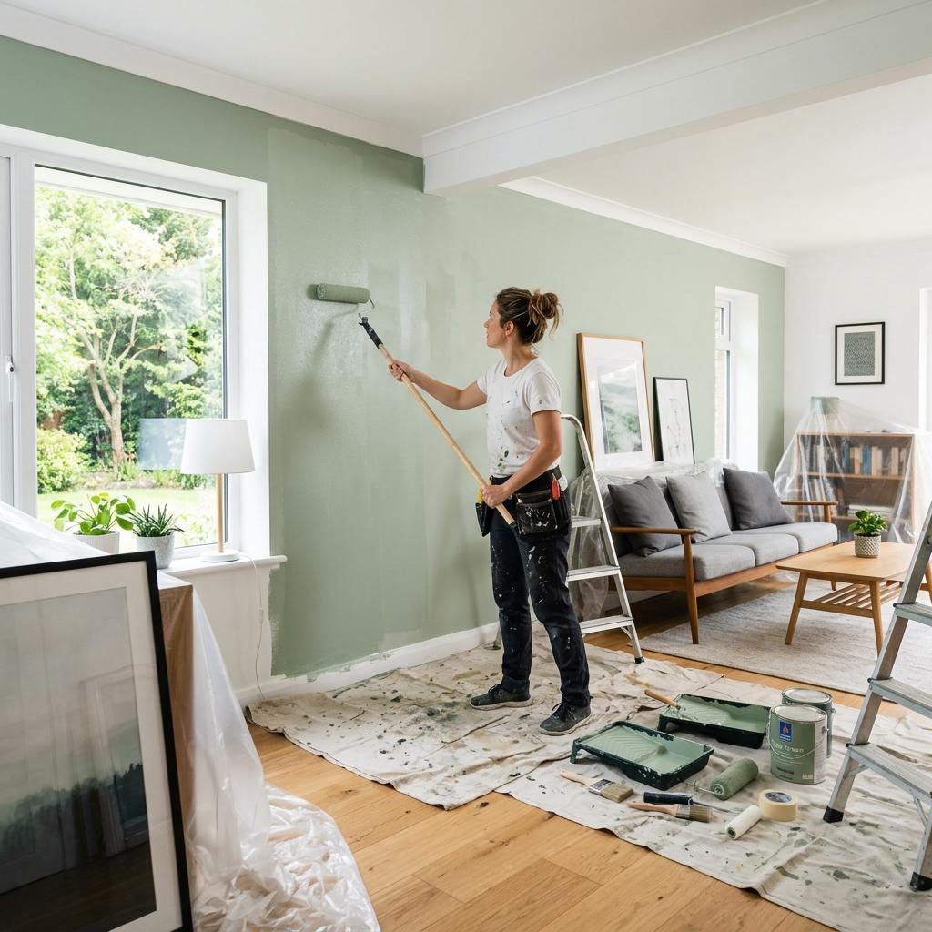 Interior painting in Austin TX - professional wall painting service